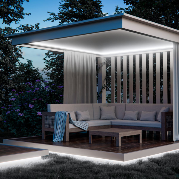 Светодиодный неон Apeyron 10W/m 120LED/m 2835SMD холодный белый 5M 17-302