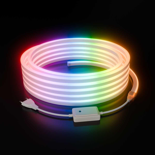 Комплект светодиодного НЕОНа Apeyron 220В, 6Вт/м, RGB, smd5050, 80д/м, 10*18мм, 10м, IP65 (контроллер, заглушка, крепеж - 10шт) 10-108 Комплект светодиодного НЕОНа Apeyron 220В, 6Вт/м, RGB, smd5050, 80д/м, 10*18мм, 10м, IP65 (контроллер, заглушка, крепеж - 10шт) 10-108