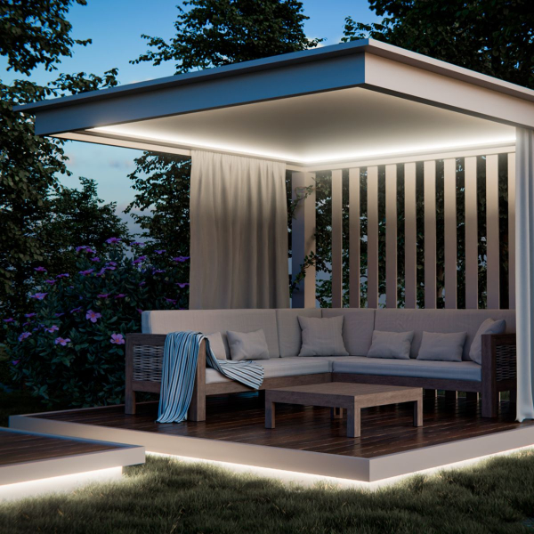 Светодиодный неон Apeyron 10W/m 120LED/m 2835SMD белый 10M 17-308