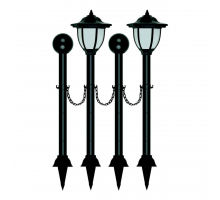 Светильник на солнечных батареях Uniel Фонари USL-S-181/PT720 Lantern Set02 UL-00003132