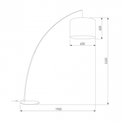 Торшер TK Lighting 5486 Moby Nature