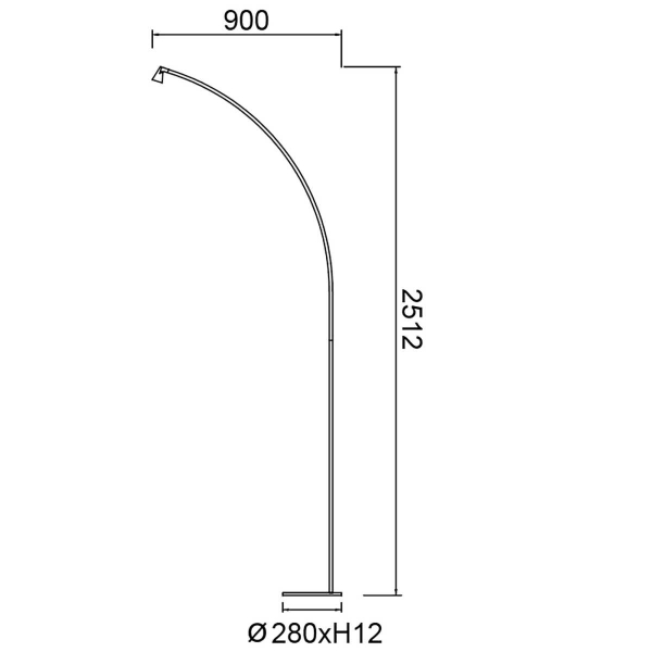 Торшер Mantra Africa 9416