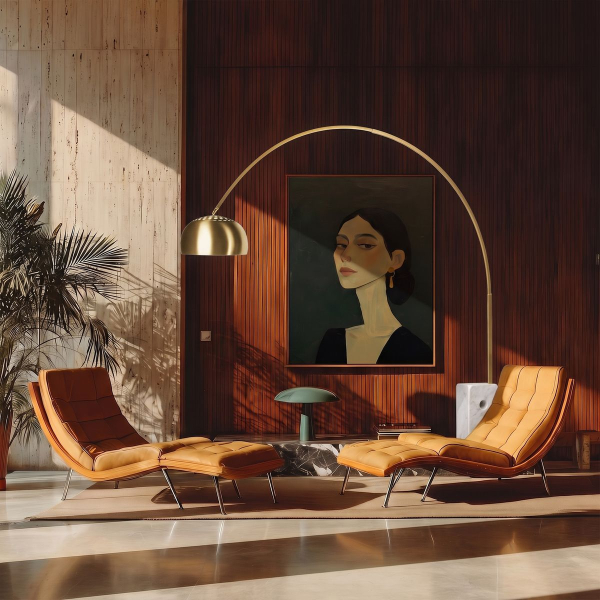 Торшер Loft IT Arco 5001 Gold