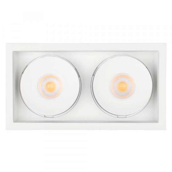 Встраиваемый светодиодный светильник Arlight CL-Simple-S148x80-2x9W Warm3000 026876