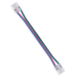 Коннектор прокалывающий 4 pin для гибкого соединения RGB LED ленты 10мм тип COB IP20 длина провода 150мм Apeyron 09-164