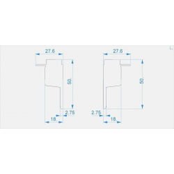 Заглушка Deko-Light End Cap H-EL-03-10 Set 2 pcs 979210