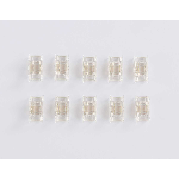 Соединитель прямой AMBRELLA LIGHT ILLUMINATION COB CCT 12/24V для лент 8mm (3 конт.) (10шт. в комплекте) GS6366 Соединитель прямой AMBRELLA LIGHT ILLUMINATION COB CCT 12/24V для лент 8mm (3 конт.) (10шт. в комплекте) GS6366