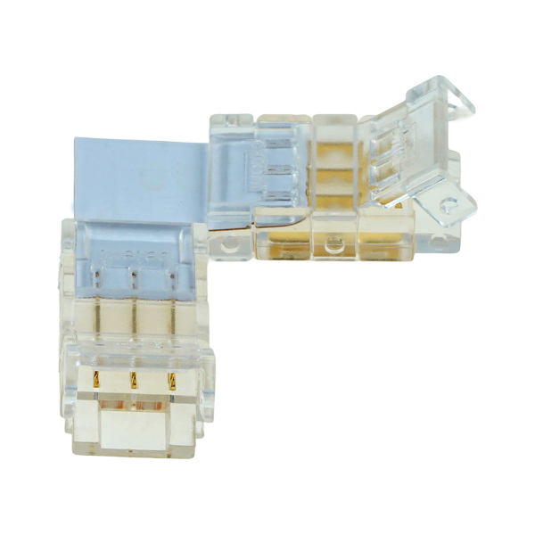 Соединитель угловой 10мм для ленты CCT SMD ленты шириной 8 мм Feron LD172 52003