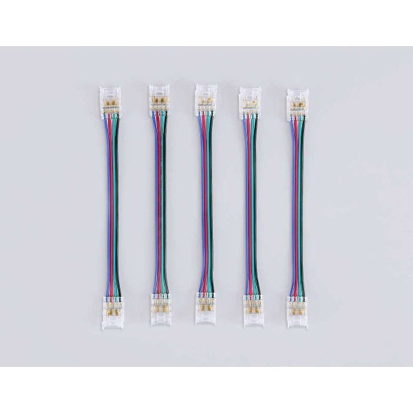 Соединитель гибкий двухсторонний AMBRELLA LIGHT ILLUMINATION COB RGB 12/24V для лент 10mm (4 конт.) (5шт. в комплекте) GS7921 Соединитель гибкий двухсторонний AMBRELLA LIGHT ILLUMINATION COB RGB 12/24V для лент 10mm (4 конт.) (5шт. в комплекте) GS7921