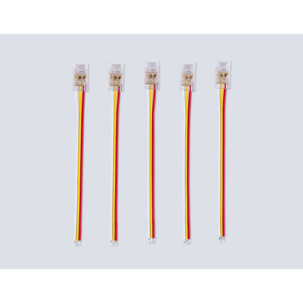 Соединитель гибкий односторонний AMBRELLA LIGHT ILLUMINATION COB CCT 12/24V для лент 8mm (3 конт.) (5шт. в комплекте) GS7406 Соединитель гибкий односторонний AMBRELLA LIGHT ILLUMINATION COB CCT 12/24V для лент 8mm (3 конт.) (5шт. в комплекте) GS7406