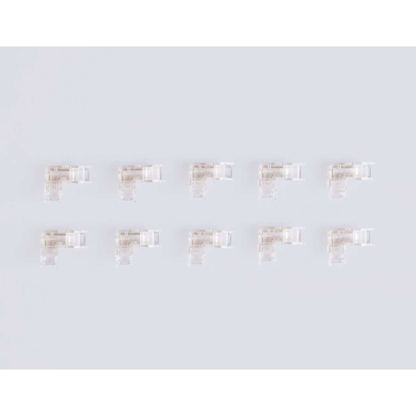 Соединитель угловой AMBRELLA LIGHT ILLUMINATION COB 12/24V для лент 5mm (2 конт.) (10шт. в комплекте) GS6841 Соединитель угловой AMBRELLA LIGHT ILLUMINATION COB 12/24V для лент 5mm (2 конт.) (10шт. в комплекте) GS6841