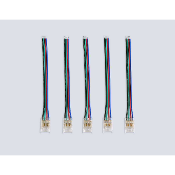 Соединитель гибкий односторонний AMBRELLA LIGHT ILLUMINATION COB RGB 12/24V для лент 10mm (4 конт.) (5шт. в комплекте) GS7411 Соединитель гибкий односторонний AMBRELLA LIGHT ILLUMINATION COB RGB 12/24V для лент 10mm (4 конт.) (5шт. в комплекте) GS7411
