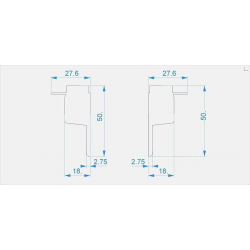 Заглушка Deko-Light End Cap H-EL-03-10 Set 2 pcs 979211