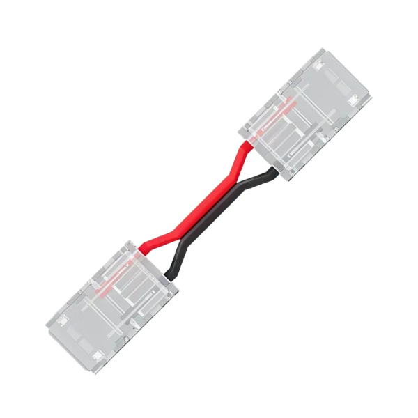 Коннектор прокалывающий 2 pin для гибкого соединения одноцветной LED ленты 8мм тип SMD, COB IP20 длина провода 150мм Apeyron 09-114