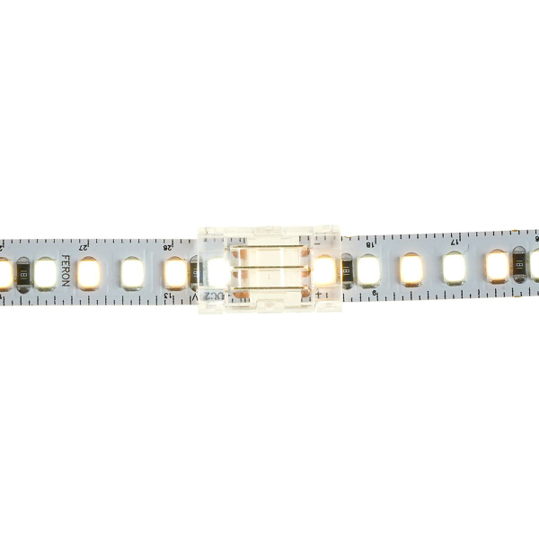 Соединитель лента-лента 10мм для CCT SMD ленты шириной 8 мм Feron LD169 52000