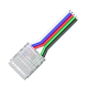 Коннектор прокалывающий 5 pin для подключения RGBW LED ленты 12мм тип COB IP20 длина провода 150мм Apeyron 09-162