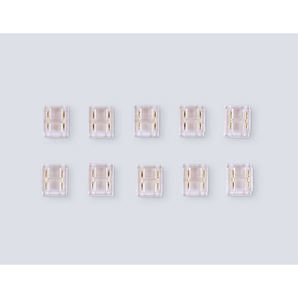 Соединитель прямой AMBRELLA LIGHT ILLUMINATION COB 12/24V для лент 8/10mm (2 конт.) (10шт. в комплекте) GS6361 Соединитель прямой AMBRELLA LIGHT ILLUMINATION COB 12/24V для лент 8/10mm (2 конт.) (10шт. в комплекте) GS6361