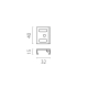 Скоба крепежная тип D к треку 5040xx-(F)/(R) Lightstar Quattro 504196-00