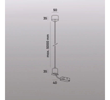 Подвод питания Denkirs Smart Base TR2124-WH