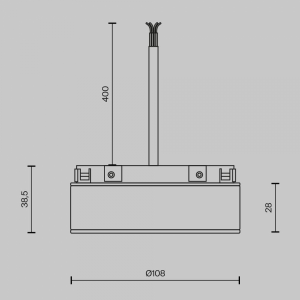 Блок питания Maytoni Technical Basity 48V 100W IP54 2A TRA172DR- 100W-DD-B