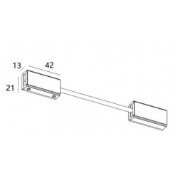 Коннектор гибкий Italline Fantom IT010-4012 black