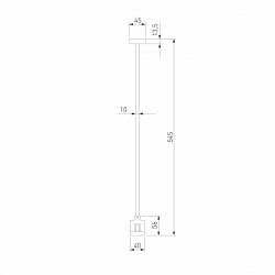 Декоративная стойка с коннектором Elektrostandard Esthetic Magnetic 85152/00 a065448