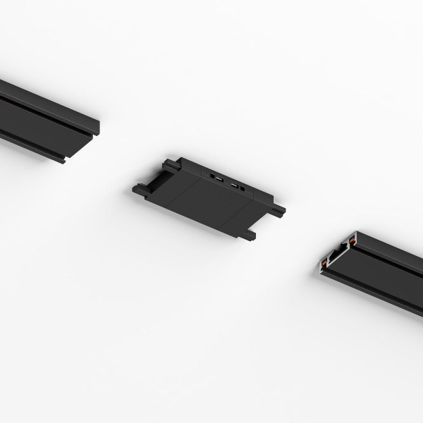 Соединитель четырёхсторонний для накладного шинопровода Elektrostandard Flat Magnetic 85003/00 черный a063738