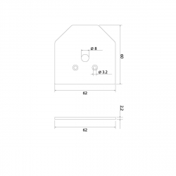 Заглушка для шинопровода Elektrostandard Slim Magnetic 85125/00 2 шт. a062152