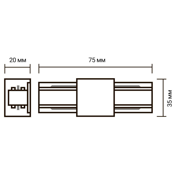 Коннектор прямой Jazzway PTR CI-BL 5010758 Коннектор прямой Jazzway PTR CI-BL 5010758