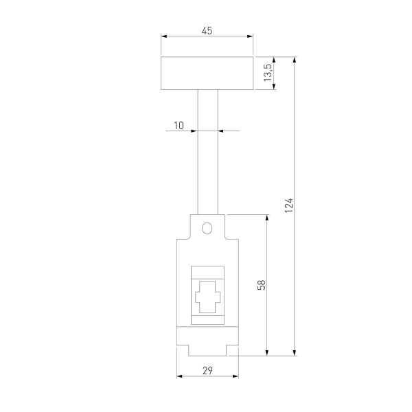 Декоративная стойка с вводом питания Elektrostandard Esthetic Magnetic 85141/00 a065433 Декоративная стойка с вводом питания Elektrostandard Esthetic Magnetic 85141/00 a065433