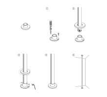 Крепление напольно-потолочное Elektrostandard Mini Magnetic 85203/00 a067291