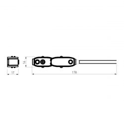 Ввод питания гибкий Elektrostandard Slim Magnetic 85162/00 a066519