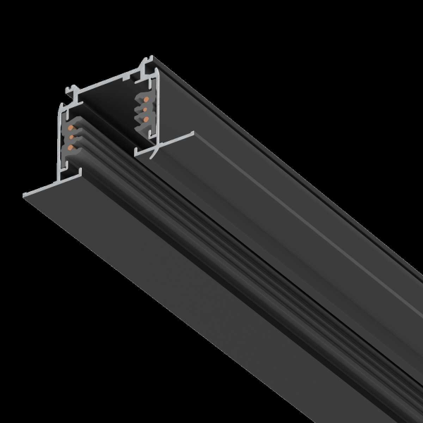 Трек шестиконтактный встраиваемый 3-фазн со стыковочными пазами (круглые медные жилы), 3м Quattro/DALI/ Lightstar 503038-R-DALI