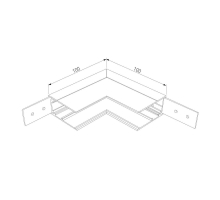 Коннектор L-образный внутренний Elektrostandard Slim Magnetic 85091/00 a057206