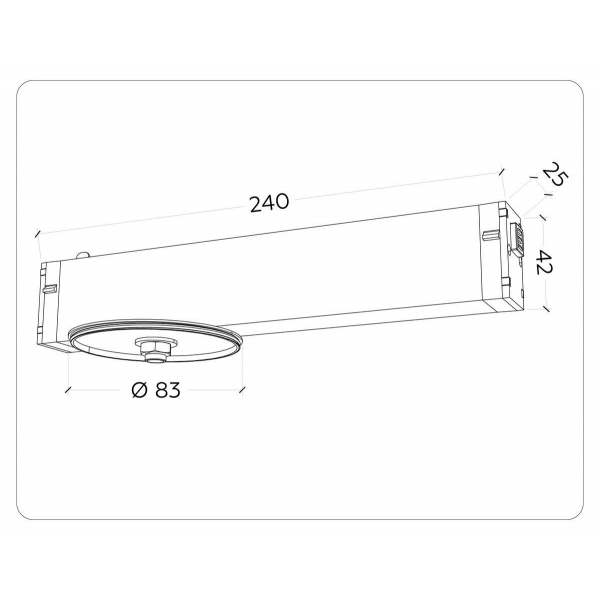 Трековое крепление Ambrella Light DIY Spot A2542