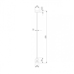 Декоративная стойка с коннектором Elektrostandard Esthetic Magnetic 85153/00 a065449