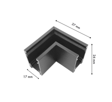 Коннектор L-образный Favourite Logica 1013-CU-002