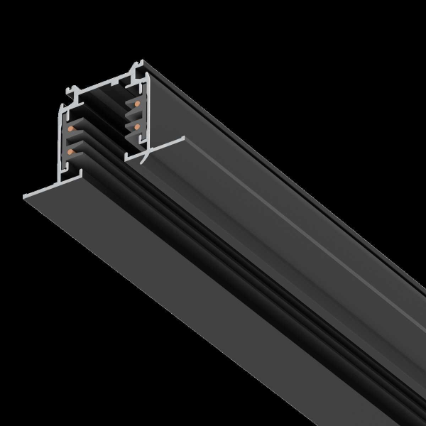 Трек четырехконтактный 3-фазный встраиваемый со стыковочными пазами (круглые медные жилы) 3м Quattro Lightstar 503038-R