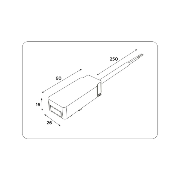 Ввод питания для шинопровода Ambrella light Track System GV1261