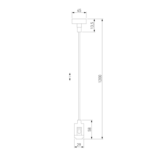 Подвесной комплект с вводом питания Elektrostandard Esthetic Magnetic 85154/00 a065438