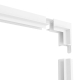 Коннектор L-образный стена-потолок Denkirs Smart TR2118-WH