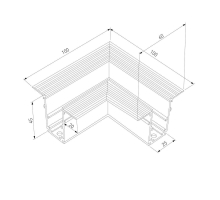 Коннектор угловой Elektrostandard Slim Magnetic 85092/11 a062193