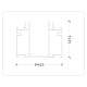 Шинопровод для натяжного потолка Magnetic 220V Ambrella Light GL1025