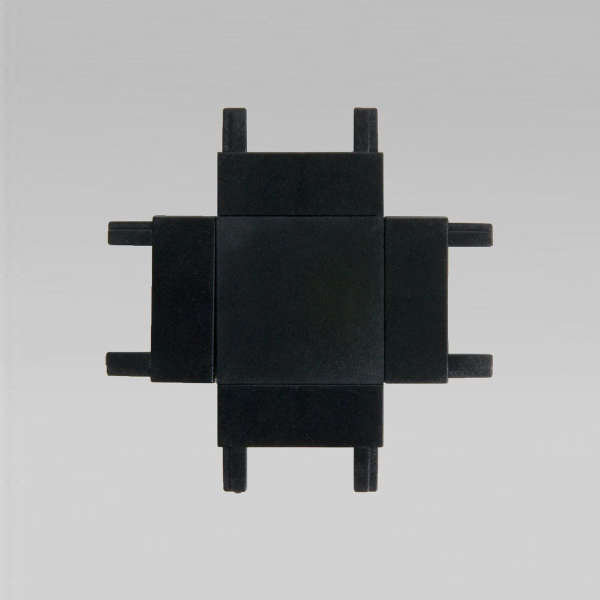 Соединитель четырёхсторонний для накладного шинопровода Elektrostandard Flat Magnetic 85003/00 черный a063738