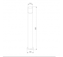 Уличный светильник Elektrostandard Roil 35125/F a055638