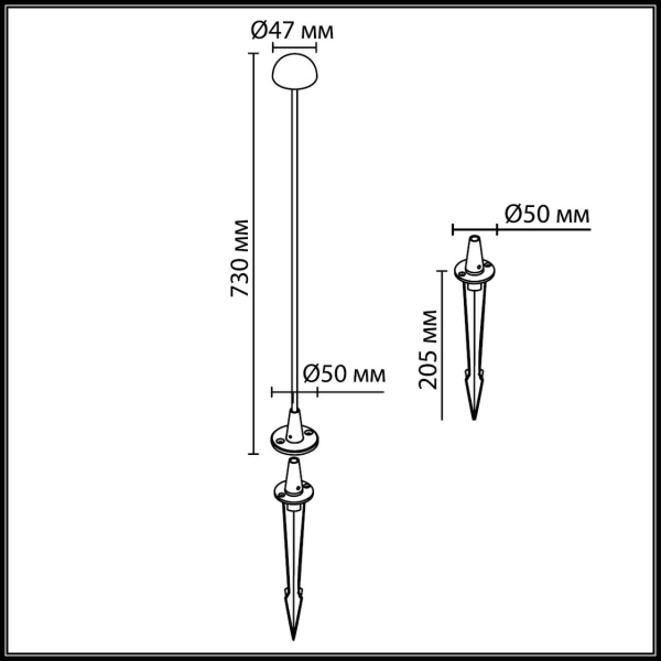 Уличный светильник Odeon Light Nature 7122/4GLA Уличный светильник Odeon Light Nature 7122/4GLA
