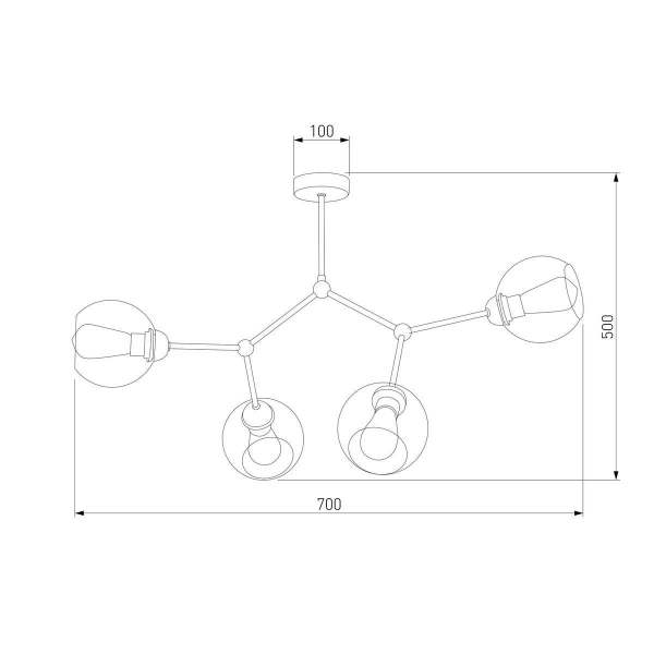 Подвесная люстра TK Lighting 2730 Fairy