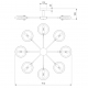 Потолочная люстра Eurosvet Gallo 70121/8 черный