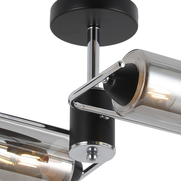Потолочная люстра Illumico IL8243-4COU-79 BK CR Потолочная люстра Illumico IL8243-4COU-79 BK CR