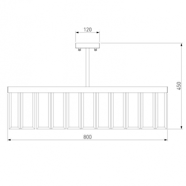 Потолочная люстра Bogates Eclipse 358/8 Smart